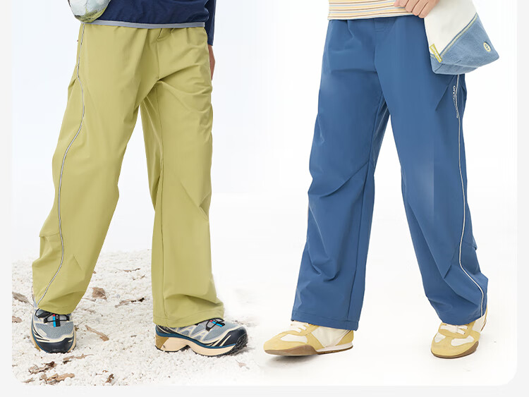 Onmygame Color Shell Pants Children's Lightweight Outdoor Long Pants Autumn Black 110 26
