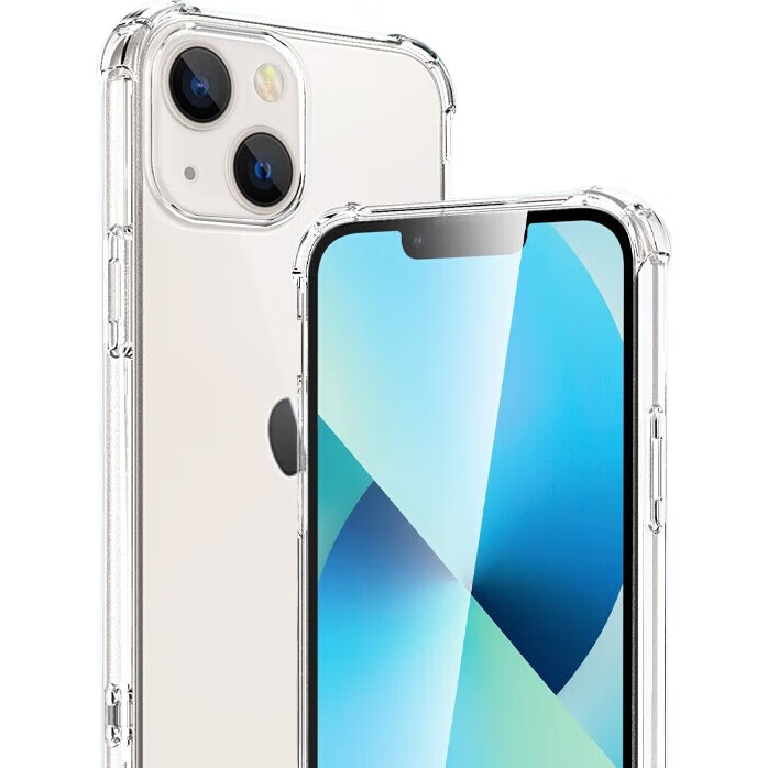 Чехол Kelleia для iPhone 13, противоударный TPU с воздушной подушкой, прозрачный, 6.1 дюйма