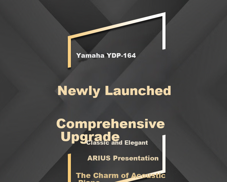YAMAHA Upgraded YDP165R88-Key Weighted Hammer Adult Professional Exam-Grade Upright Digital Piano 2