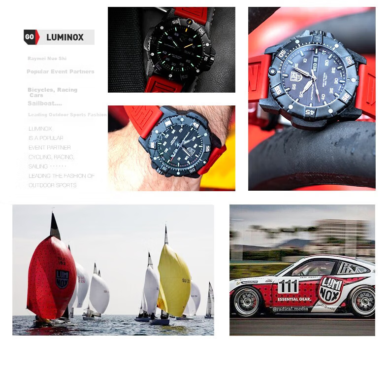 Luminox Carbon Fiber Master Automatic Mechanical Watch, Swiss Sports Waterproof 200m Men's Watch XS.3862, Mid-Autumn Festival Gift 7
