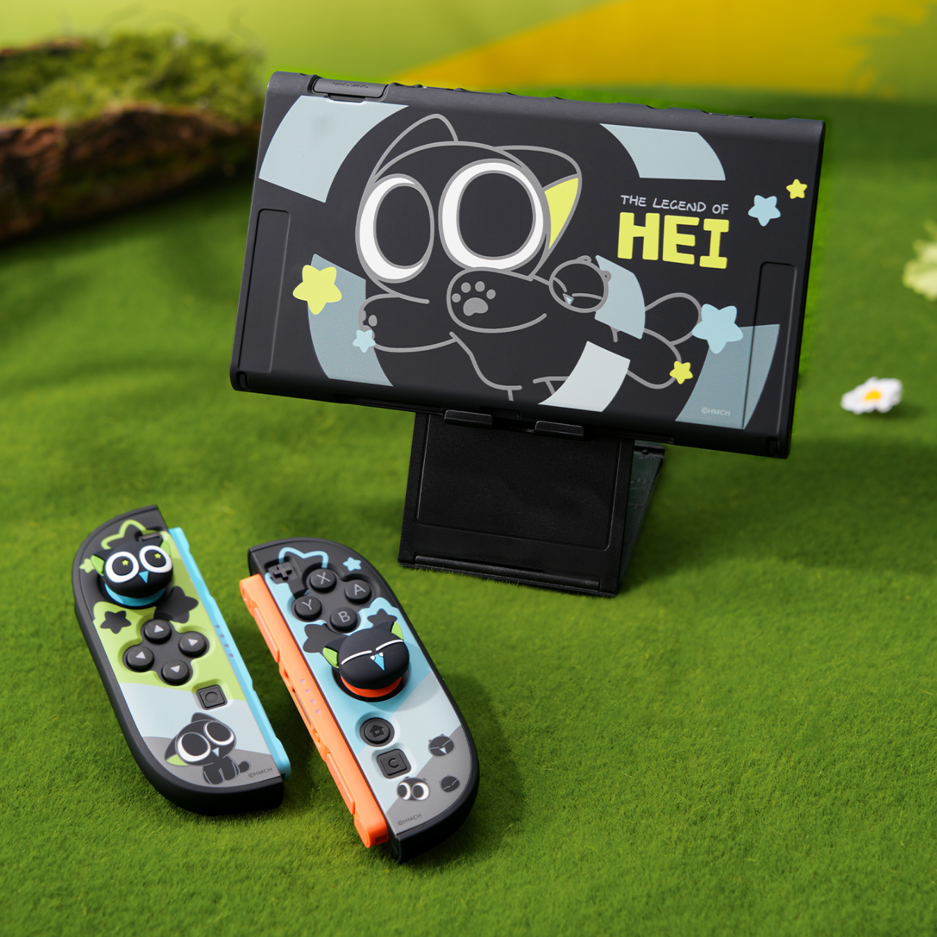 Защитный чехол Jixiang для Nintendo Switch 2, Luo Xiaohedi, съемный, полноразмерный, жесткий, ударопрочный, портативный, милый мультяшный дизайн, аксессуар для игровой консоли Switch 2