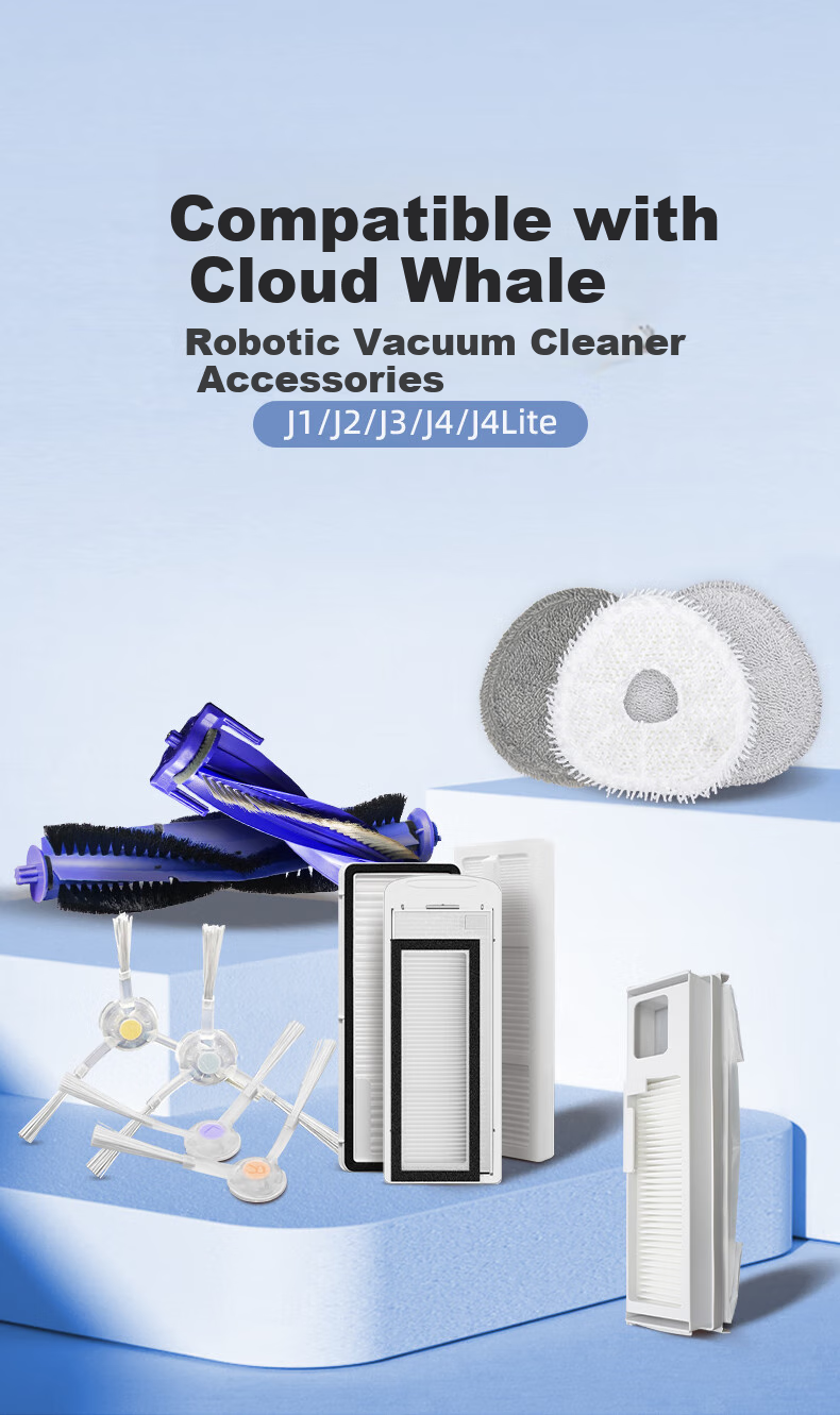 KISSAIR Compatible Cloud Whale Sweeping And Mopping Robot J4 Roller Brush Accessory 1