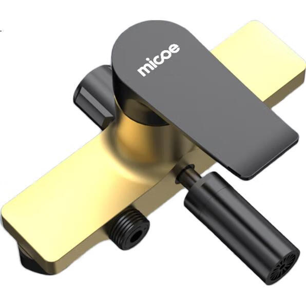 Душевой комплект MICOE, латунный корпус, верхний душ с функцией усиления напора, многофункциональная съемная лейка и ручной душ