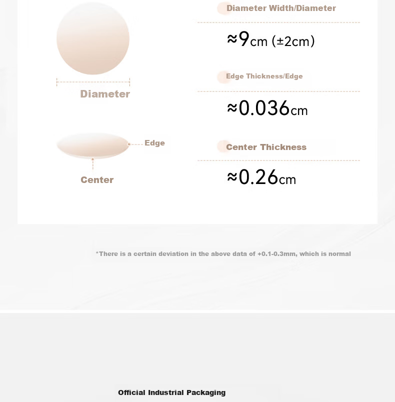Vcn Pink Breast Petals [Large Chest Style] Porcelain White Skin, Wedding Dress Thin Invisible Silicone Breast Pads for Women, Strapless Anti-Nipple Show 17