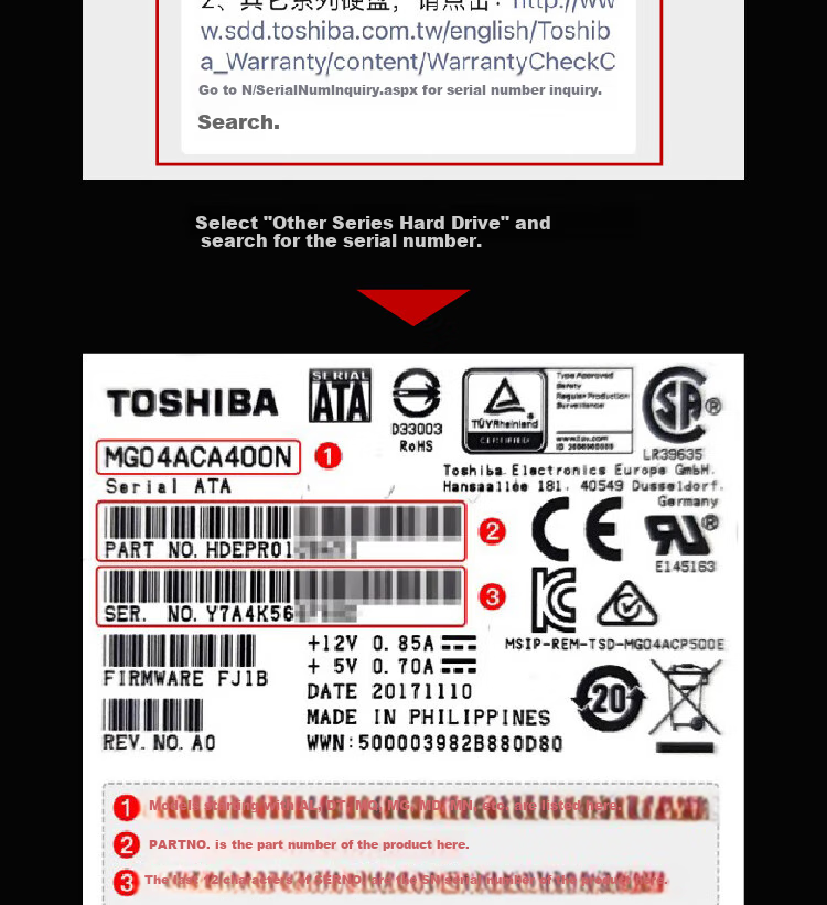 TOSHIBA 1TB 5400 RPM 128MB SATA Interface Mechanical Hard Drive Laptop Hard Drive Computer Expansion Data Recovery Service (MQ04ABF100) 13