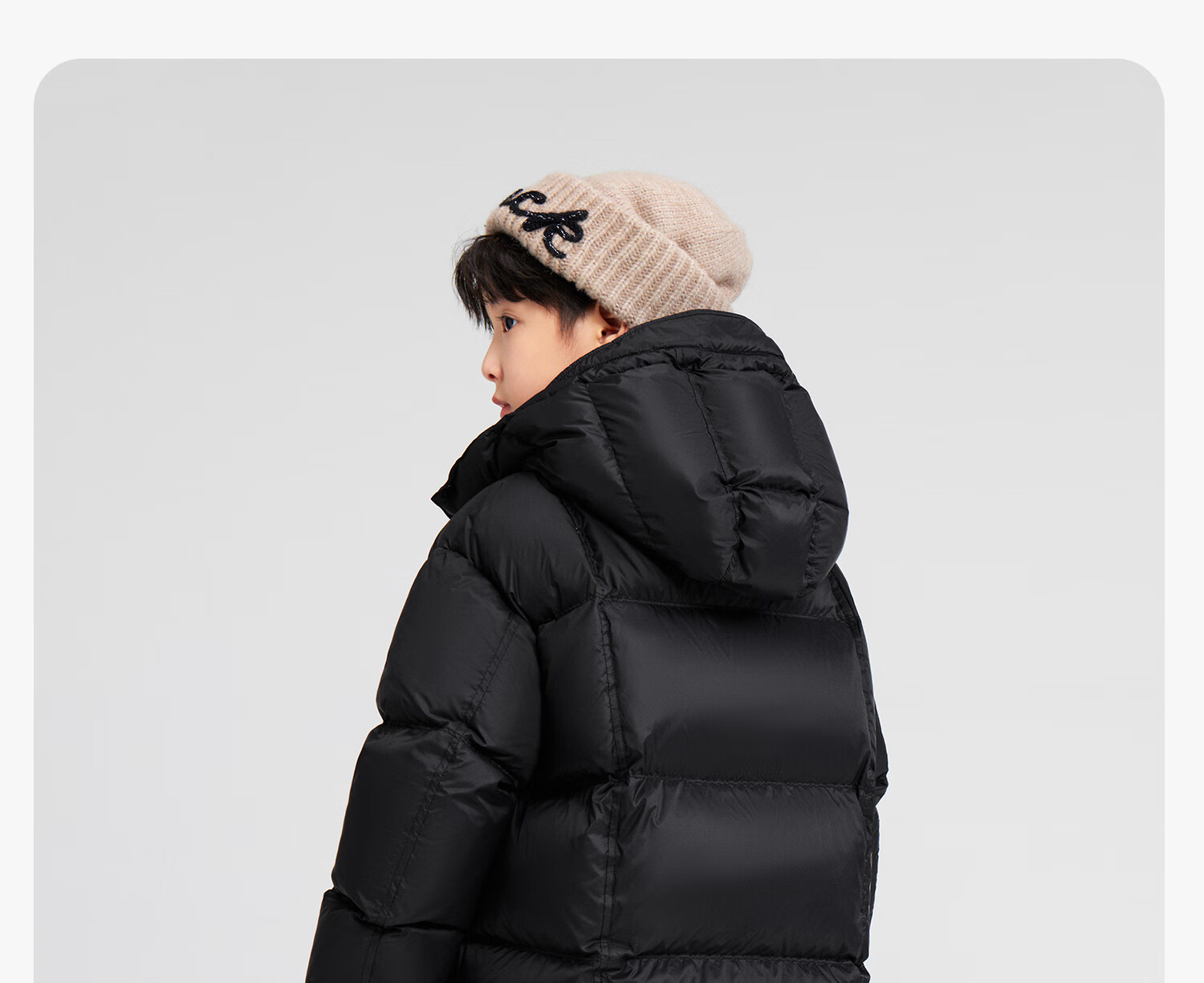 Zuo Xi Boys' Winter Down Jacket New Warm Children's Three-Proof Hooded Puffer Coat Red 140 New Year Outfit 33
