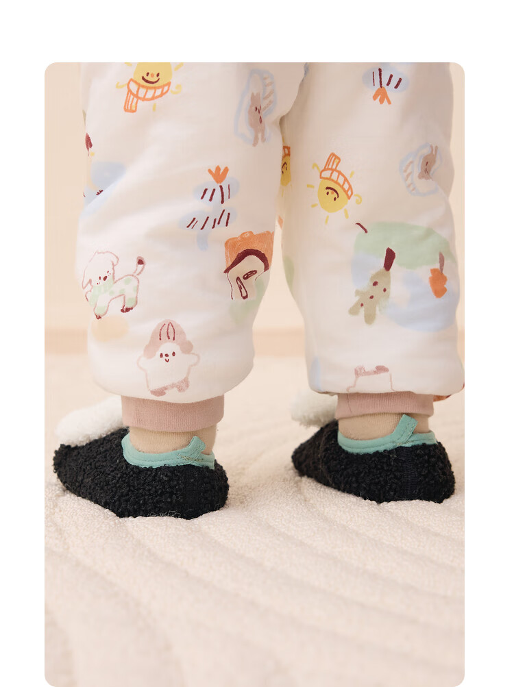 BALABALA Non-Slip Floor Socks Thickened Fleece Winter Warm Baby Toddler Anti-Slip Walking Socks 208424172204 8