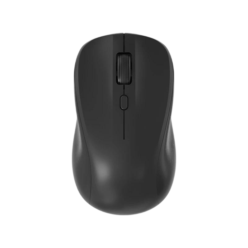 BOW Hangshi M138 Wireless Mouse, Office Mouse, Lightweight Portable Mouse, Silent Mouse Compatible with Laptops And Desktop Computers, Midnight Black