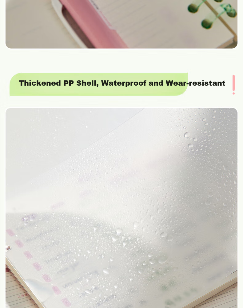 Sannianerban B5/40 English Vocabulary Notebook, Elementary And Middle School Students' Word Memorization Tool, Postgraduate Exam Aid, Ebbinghaus Forgetting Curve, Word Dictation Loose-Leaf Pages, Daily 10 Words, Qingyu Pink-Gree 9