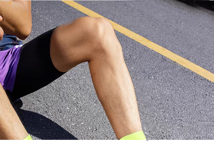 361° Feiran Sports Mid-Calf Socks Towel Bottom Breathable Running Long Socks White/3 Pairs One Size 16