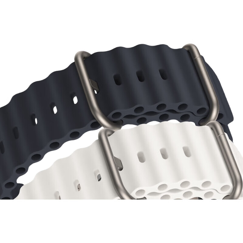Ремешок BHO Ocean Band для Apple Watch S11/S10/Ultra3, силиконовый, темно-синий, 49/46/45/44мм