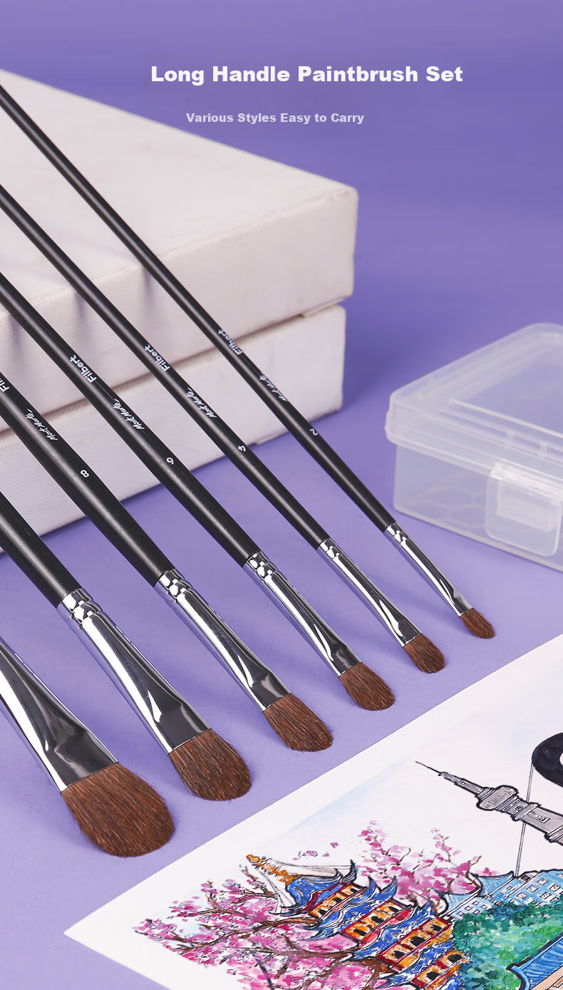 Mont Marte Acrylic Paint Set with 6 Brushes, Acrylic Paint, Oil Painting Brushes, Watercolor Painting Brushes BMHS1001 Art Sketching 1