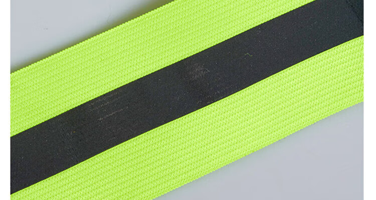 Huoxinghu Reflective Vest, Adjustable Elastic Band High Visibility Reflective Vest, Cycling Night Running Construction Site Safety Buckle Style Fluorescent Gree 5
