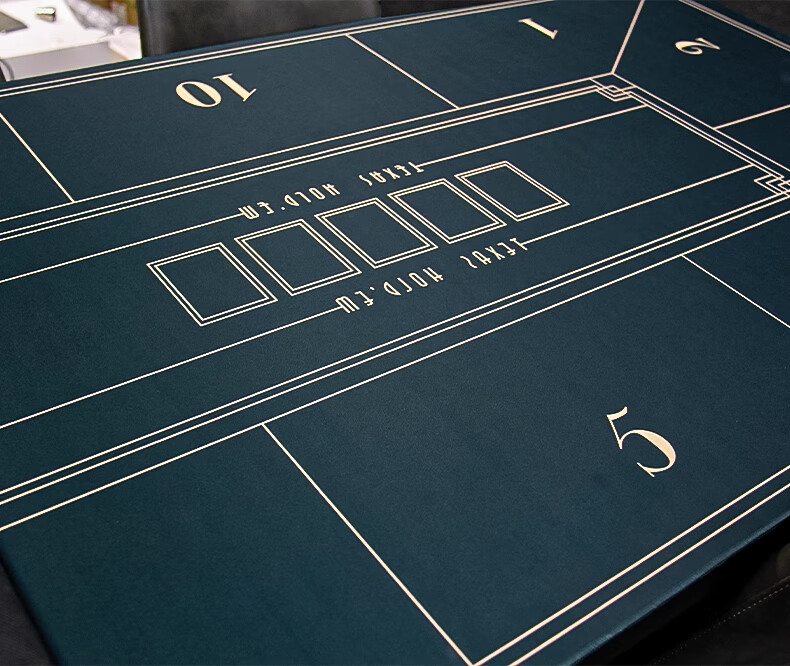 BR Thickened Edge-Locked Poker Table Cloth Mat Set Rubber Table Cover Long Rectangular Table Mat Desktop Pad 2