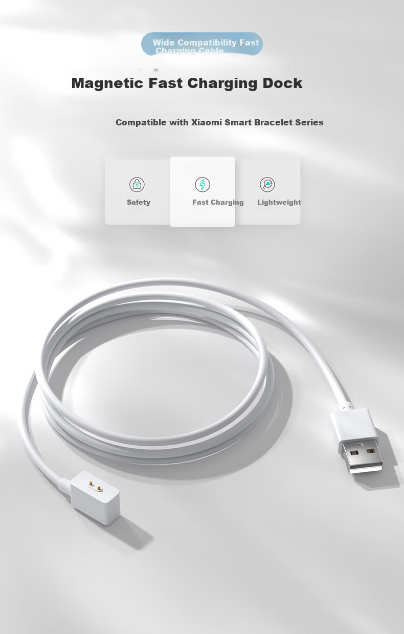 Binghong Compatible Charging Cable for Xiaomi Band, Suitable for Xiaomi Band 11/10 Charging Cable, 9/8 Xiaomi Band 9pro Charging Cable, 8pro Redmi Watch 6/5 Charging Cable, Magnetic, 0.6m 1