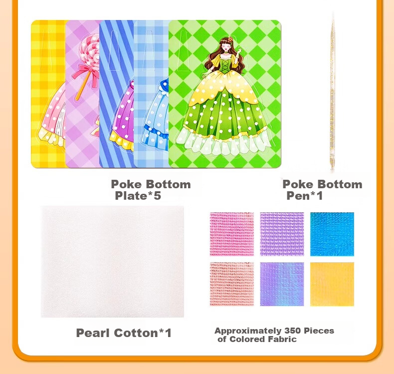 Lankupa Princess Sticker Book, Quiet Craft DIY Dress-Up Stickers, Drawing Toy for Girls Aged 3-6, Mid-Autumn Festival Gift 25