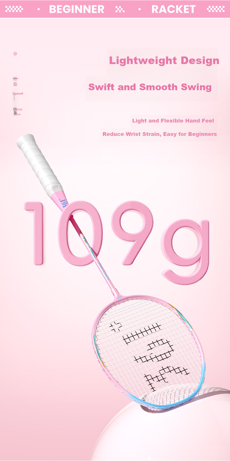 361° Badminton Racket Huayu Series, Ultra-Light And Durable Double Rackets, Training And Competition Set for Adults And Students, Pre-Strung 6
