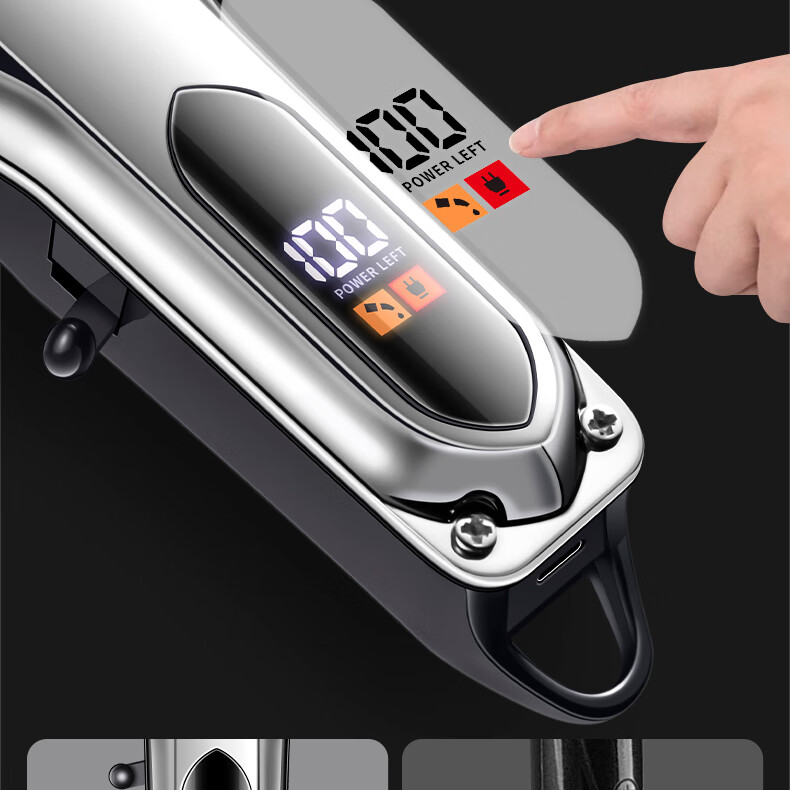 AUX Hair Clipper Electric Hair Trimmer Home Use Professional Haircut Kit for Adults, Children, and Babies Men's Electric Haircut Machine Complete Set Father's Day Gift 26