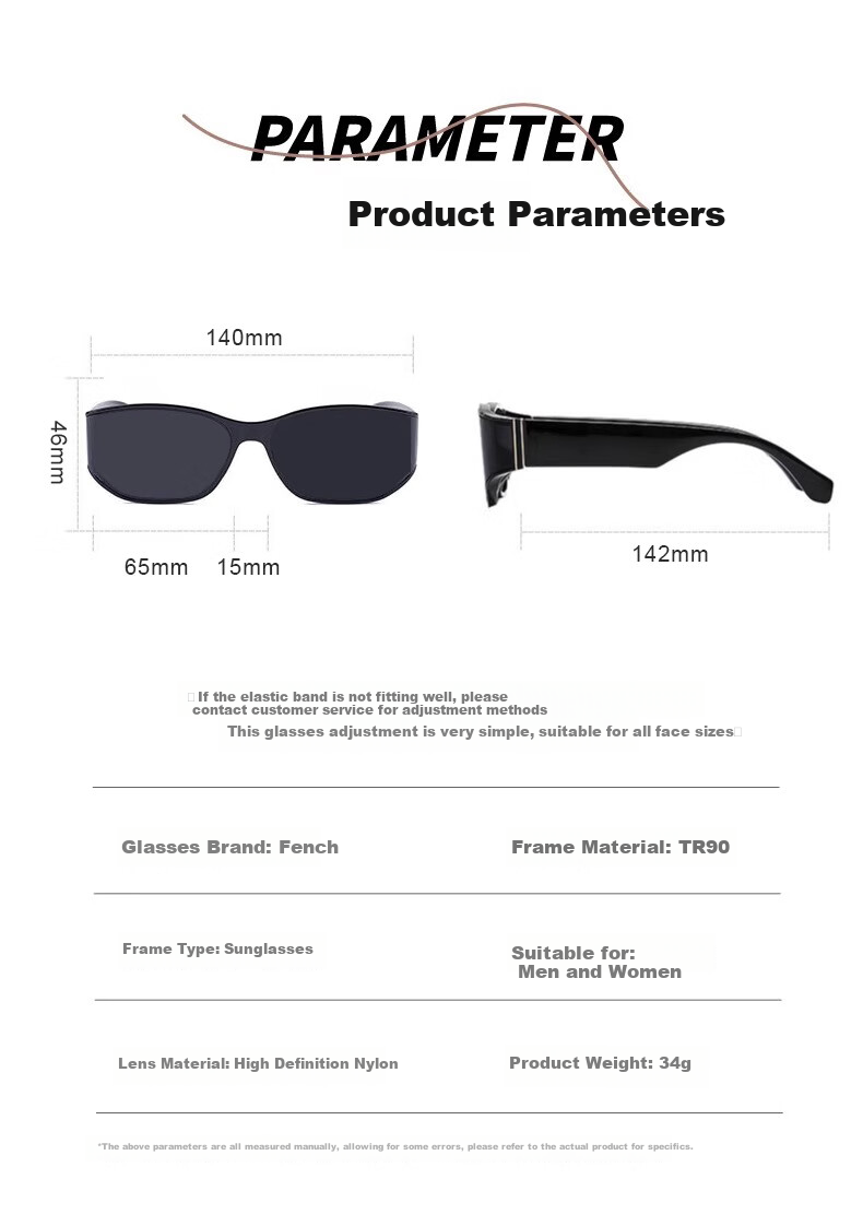 Fenchi Men's Sunglasses, 2025 New Model, Curved Screen, UV Protection, Specially Designed for Driving, High-End Feel, Wang Hedi's Same Style Sunglasses 12