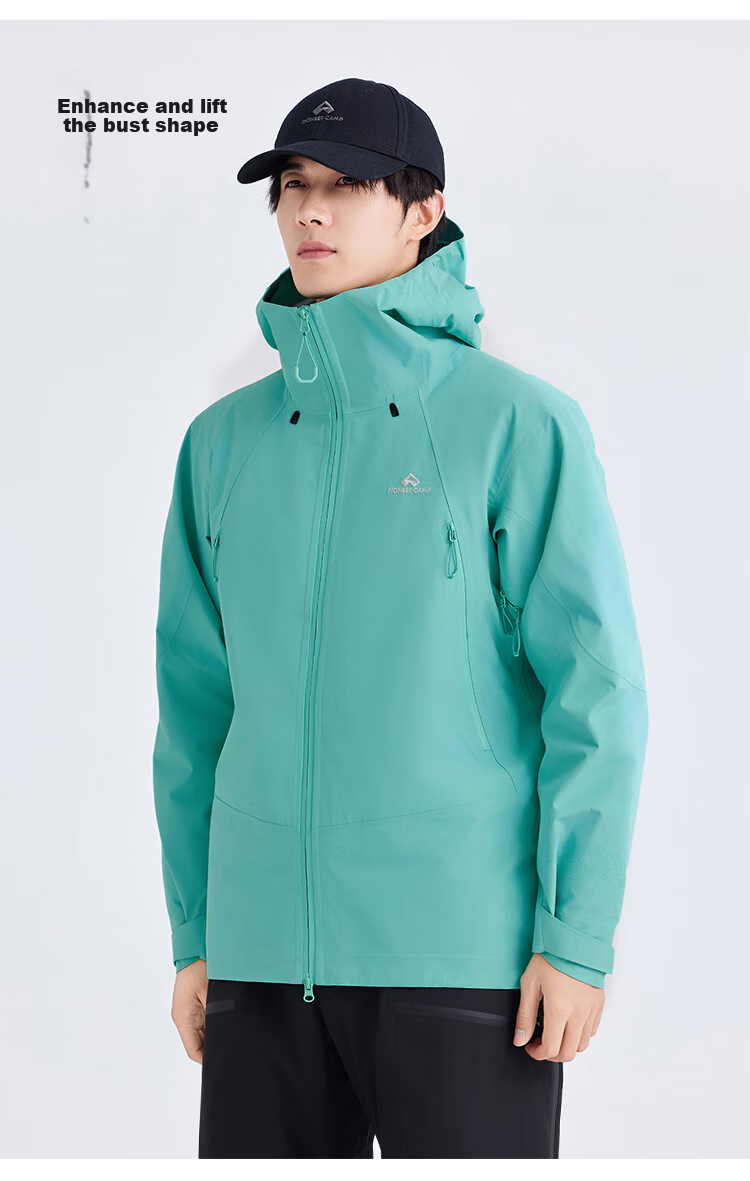 Pioneer Camp Lin Xinyue Same Style Jinyiwei Thousand-House Windbreaker for Men, Spring And Summer Outdoor Waterproof And Windproof High-Altitude Hiking Mountaineering Jacket 12