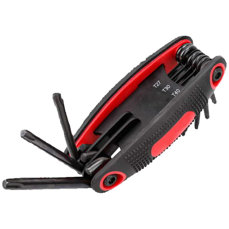 Lekali Folding Hex Key Wrench Set Metric and Imperial Hexagon Screwdriver Repair Tool