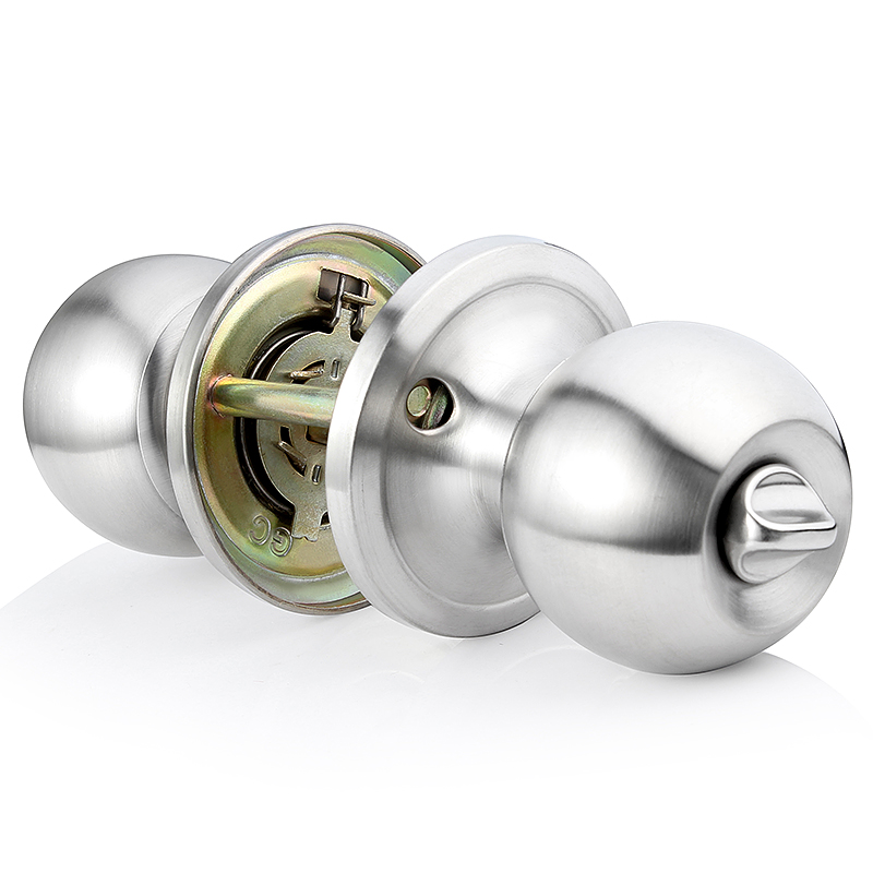 Замок BLOSSOM Spherical Lock, для внутренних дверей, из пластика, стали, алюминиевого сплава, для ванной комнаты, туалета, душевой, модель 587, трехстержневой, 3-5 см.