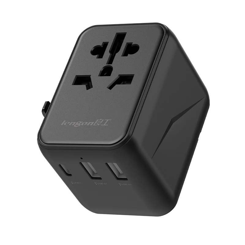 Lengon International Travel Adapter Plug 15W Universal UK EU US AU Multi-Country Converter