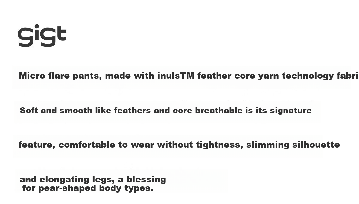 Gigt Yoga Pants for Women, Slightly Flared, Cool And Draping, Slimming, Nude-Like, Suitable for Outdoor Wear, Waist-Cinching, Butt-Lifting, Sports And Daily Fitness Pants 3