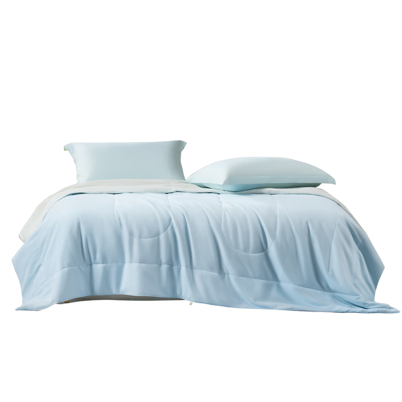 FUANNA Summer Quilt 60% Soy Fiber Washable Class A Naked Sleep Air Conditioning Quilt Double 230x229cm