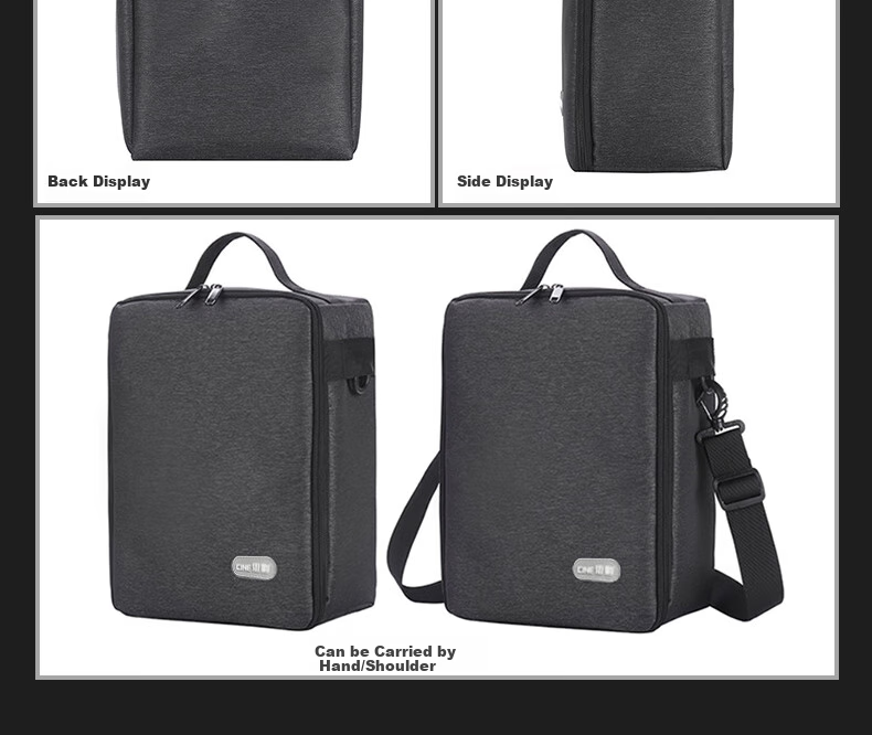 CINE Projector Portable Bag Storage Handheld Shoulder Crossbody Backpack Suitable for Epson, BenQ, Sony, Panasonic, Acer, Optoma Commercial And Home Use Projectors Dust-Proof Bag B5504 8