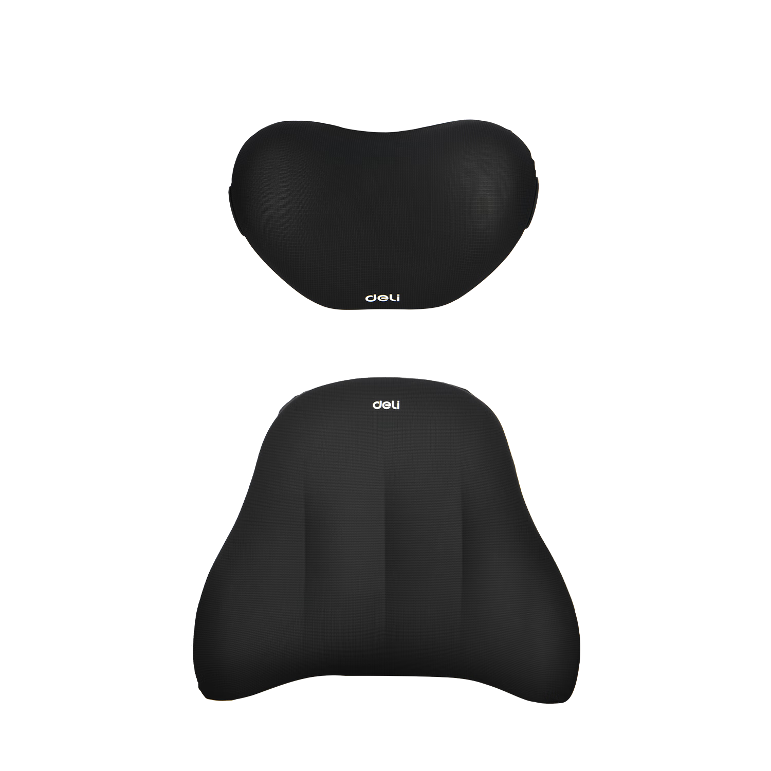 Подушка под шею Deli Memory Foam для автомобиля, универсальная, черная