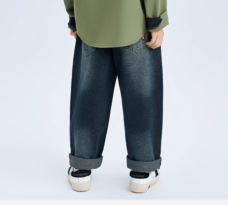 Romon Kids Ice Silk Shirt Versatile Boys Military Green Long Sleeve Quick-Dry Outdoor Work Shirt Green 130 20
