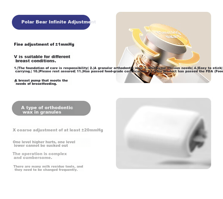 SnowBear Electric Breast Pump, Fully Automatic, Hands-Free, Dual-Sided Milk Collector, Model 08926 6