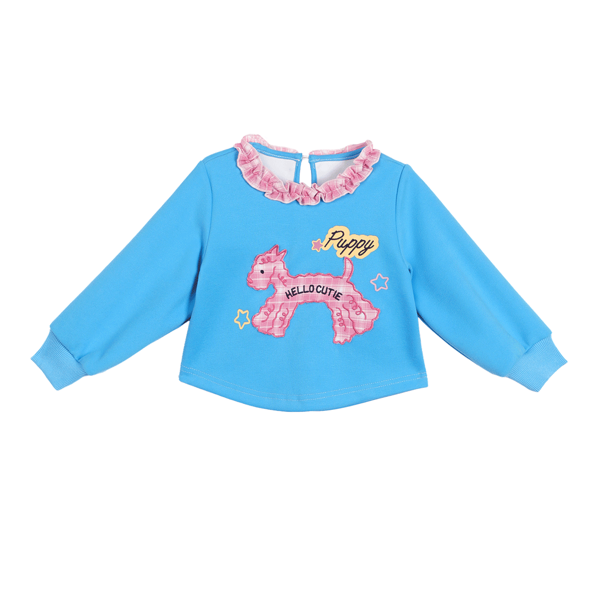 LUSON Little O Dad Baby Girl Sweatshirt Autumn Outfit 2025 New Cartoon Long Sleeve Baby Clothes
