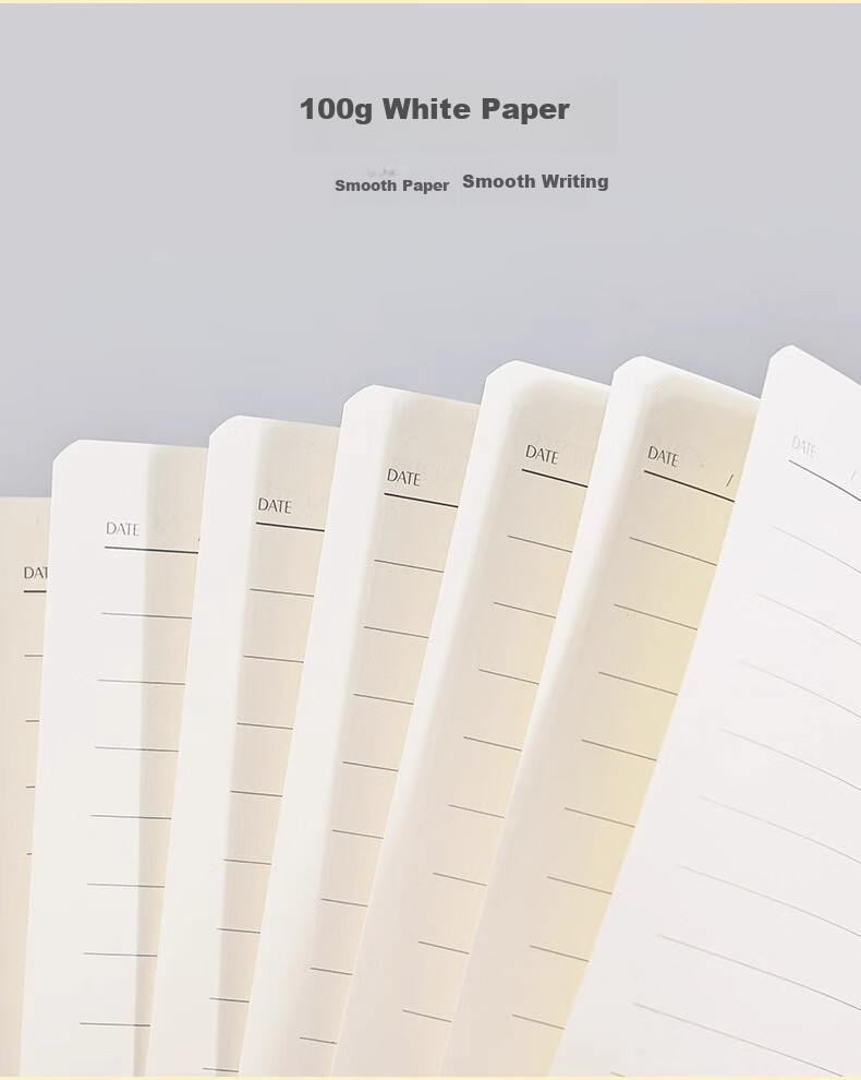 DiLe A5 Soft Leather Thickened Slanted Business Notebook with Pen Holder, High-End Office Meeting Record Book, 100 Sheets/Book, 4349A (Black) 5