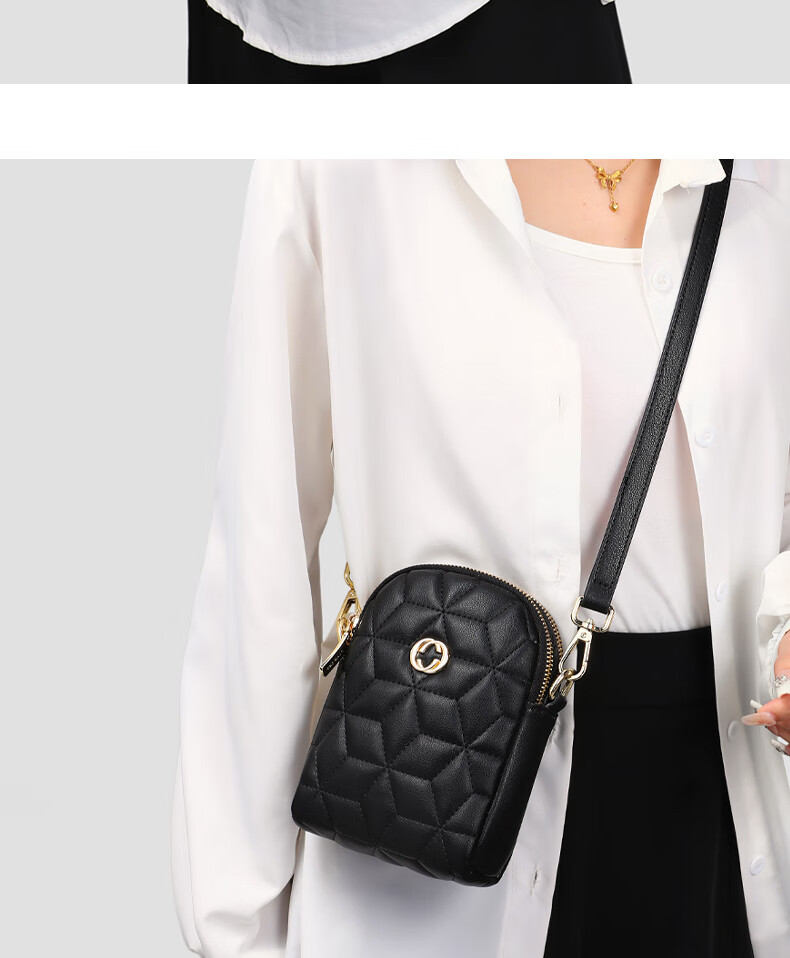 Aiqinghai Leather Crossbody Bag for Women, Versatile Luxury Brand Handbag, Practical Birthday Mother's Day Gift for Mom 3