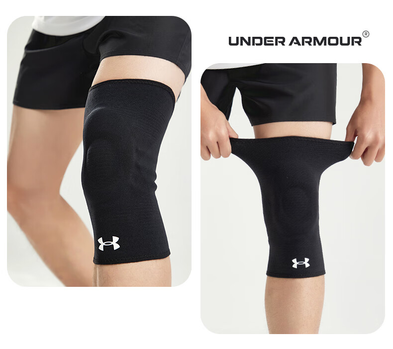 Under Armour Knee Brace for Sports, Running, Men And Women, Professional Protection against Cold Legs, Arthritis, Basketball, Badminton, Hiking Knee Support 12
