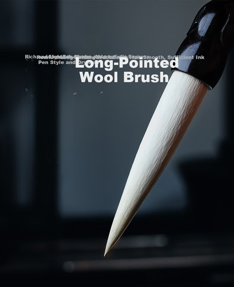 Rongbaozhai Calligraphy Brush Set, Mixed Wolf And Goat Hair, Gift-Giving Professional Calligraphy Brushes, Writing Practice Tools, Four Treasures of The Study Gift Box, Master Handmade, High-Quality Premium Collection Gift Box, Heart As A Bodhi Seed 5