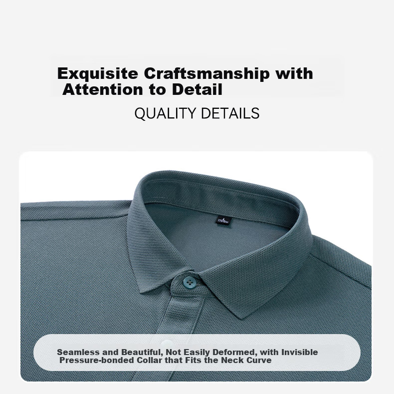 ROMON Sun Protection Men's Polo Shirt, Summer New Style, 7A Antibacterial Ice Silk Cool-Feeling Seamless T-Shirt, PY29 Apricot Color, 3XL 9