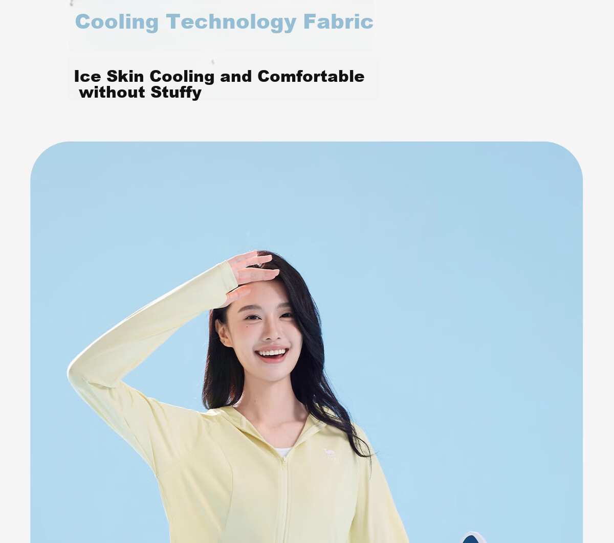 CAMEL Cold White Outdoor Sun Protection Clothing, Spring And Summer New Style, Men And Women Original Yarn Cool Feeling UPF50 Jacket Sun Protection Garment, XL 11