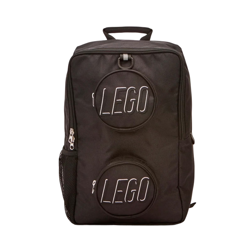 LEGO® Large Backpack, Double Shoulder Bag with Large Capacity, Birthday Gift, Black