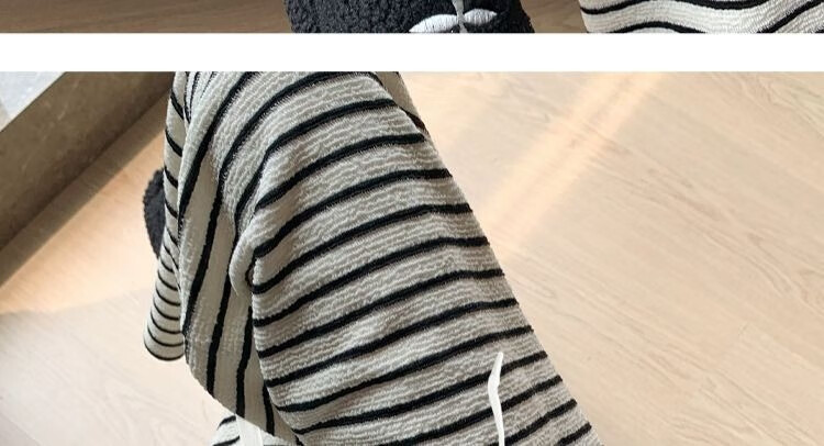 Shiduo Maternity Pants Spring Autumn Wide-Leg Striped Loose Plus Size Leggings Casual Pants Autumn XL 26