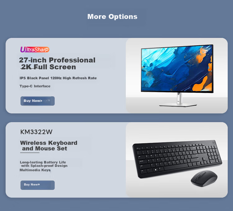 DELL Achievement New High-Performance Desktop Computer (14th Gen I5-14400, 16GB DDR5, 2TB+512GB Ultra-Large Storage) 23.8-Inch Large Screen for Business Office And Study 5