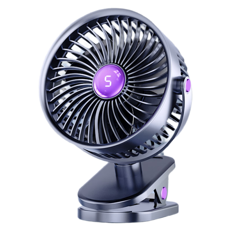 KOVOL Small Fan, Desktop Mini Electric Fan for Dorm Bed, Clip-On Quiet USB Rechargeable Cooling Air Conditioner, Portable Office Desk Bedroom Hanging Fan Wall-Mounted