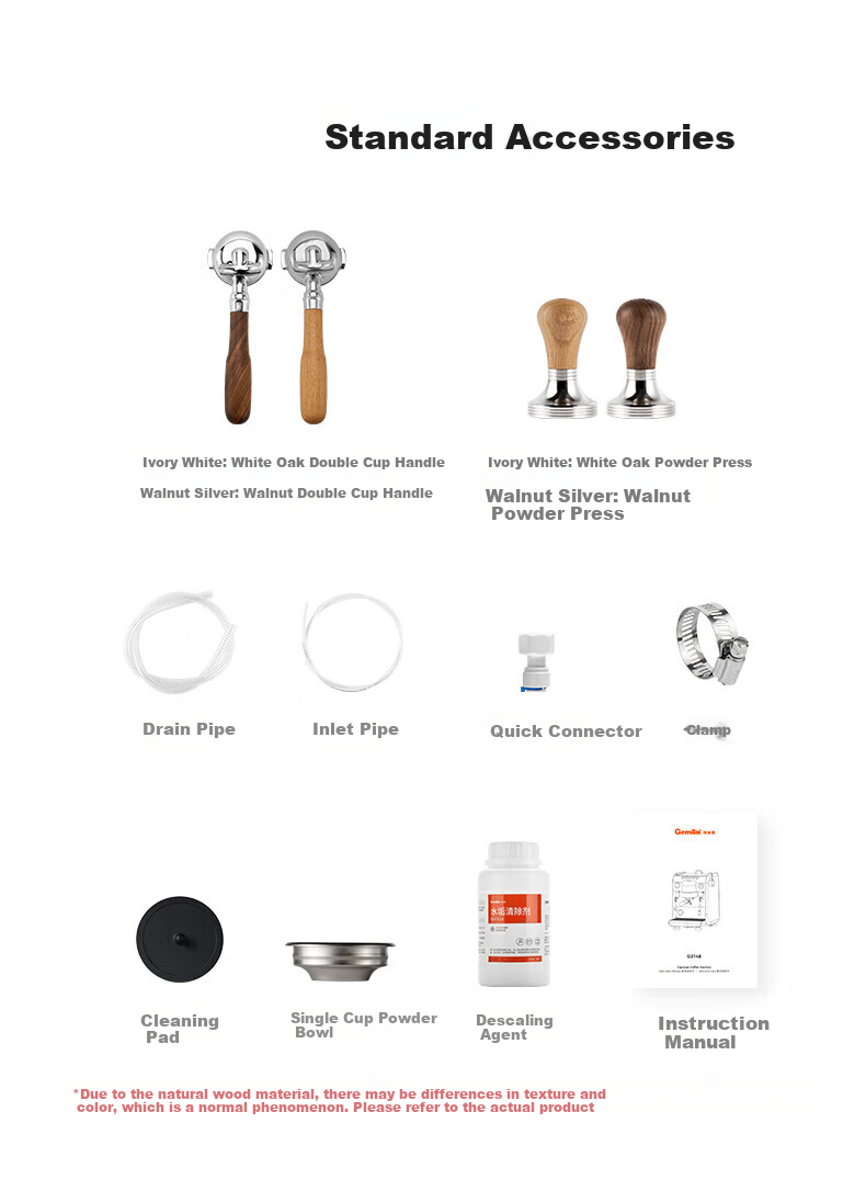 GEMILAI Yinsha G3148C Coffee Machine, Home And Commercial Semi-Automatic Coffee Maker, Small Appliance for Americano And Espresso, Dual Boiler, Rotary Pump 17