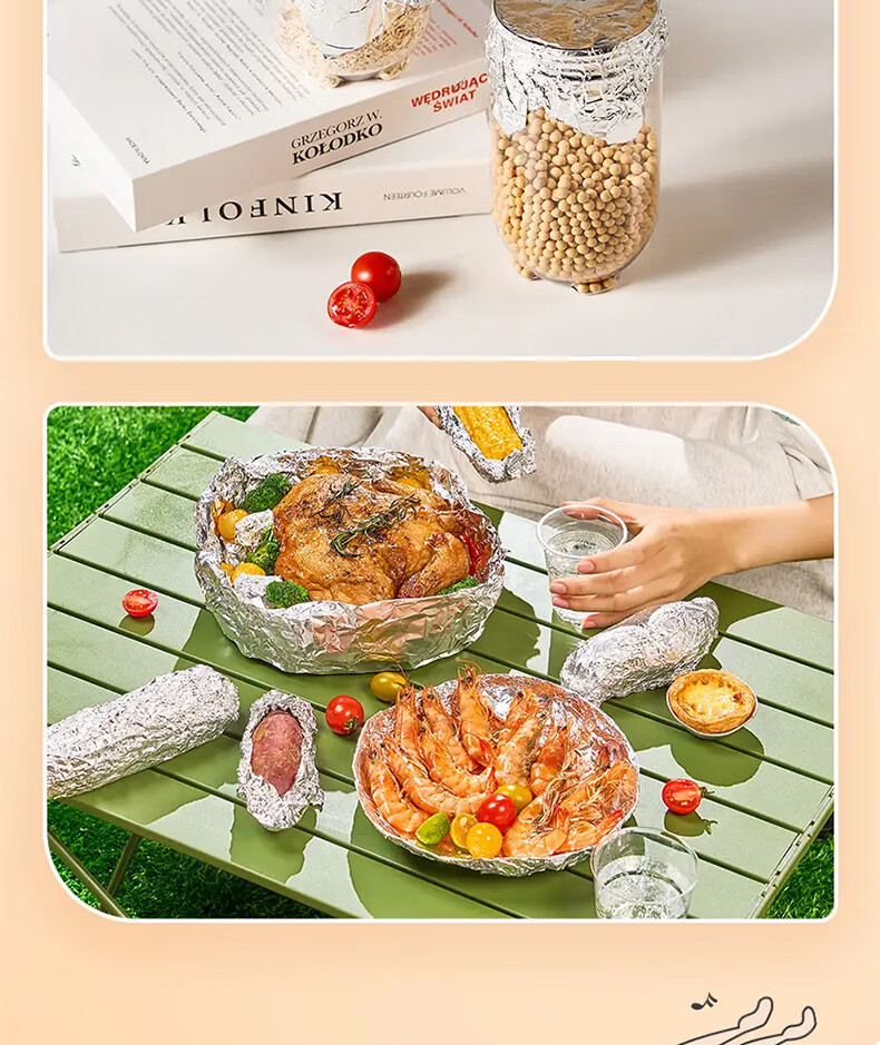 MIAOJIE Original Air Fryer Paper Liners, 50 Pieces, Disposable Baking And Barbecue Paper Trays for Meat Roasting And Baking 7