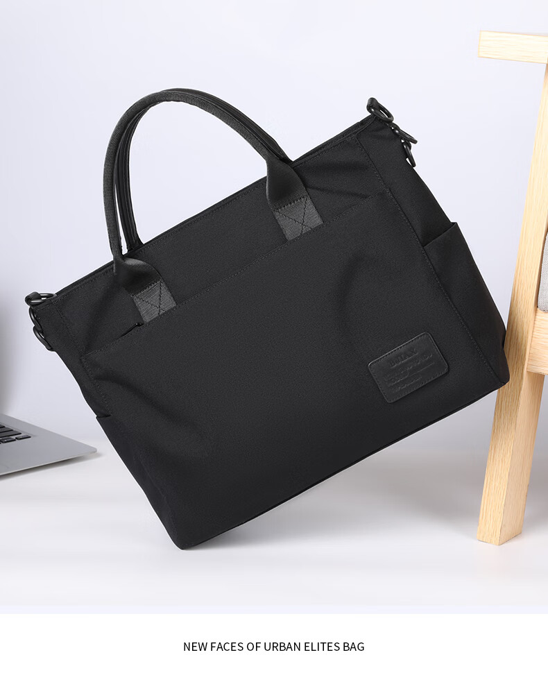 BJIAX Business Briefcase Large Capacity Laptop Bag Trendy Handbag Men's Shoulder Bag Crossbody Lawyer Bag Gift 2