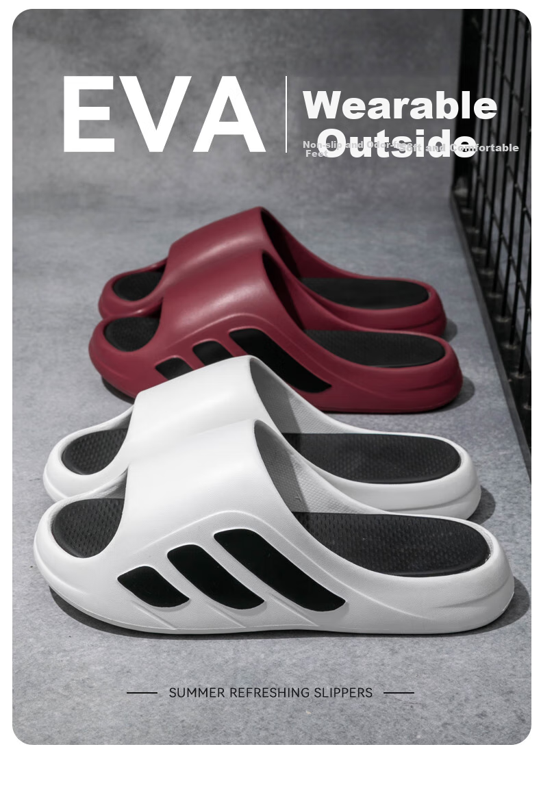 YUZHAOLIN Men's Slippers, Fashionable Sports Beach Outdoor Wear, Comfortable Sandals, YG122, Black, Size 42-43 12