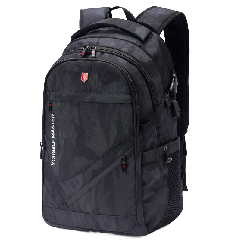 JINSHIWQ Backpack for Men, Large Capacity Business Travel Bag, Laptop Backpack, Hiking Bag, Schoolbag for Middle School, High School And College Students