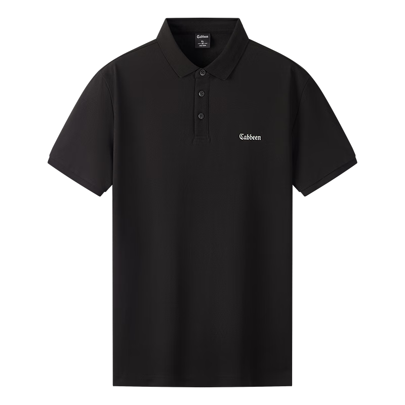 Cabbeen Cool Touch Short Sleeve Men's Polo Shirt High Frequency Logo Short Sleeve Polo Shirt Men's Wear